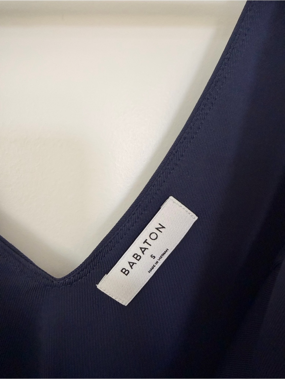 Babaton Navy V-Neck Camisole